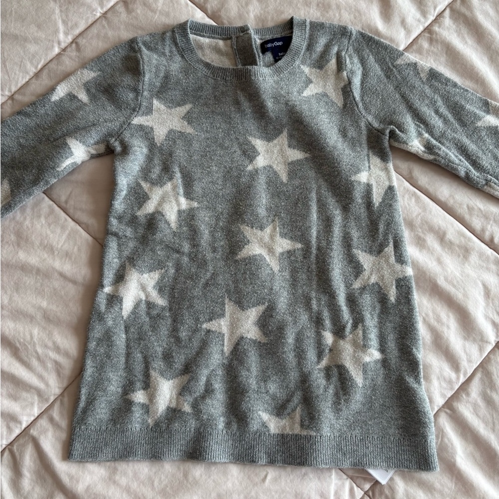 Baby Gap Girls' Stars Sweater Dress Size 12-18M